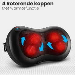 Draadloos Shiatsu Massagekussen|Auronic Discount