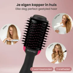 Auronic 3-in-1 Föhnborstel< Haarstylers