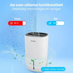 Auronic Luchtontvochtiger en Luchtreiniger 20L per dag< Luchtbevochtiger