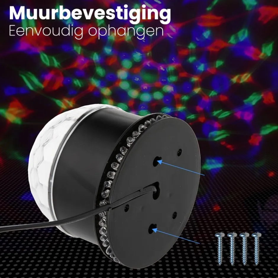 Auronic Roterende Discolamp< Verlichting