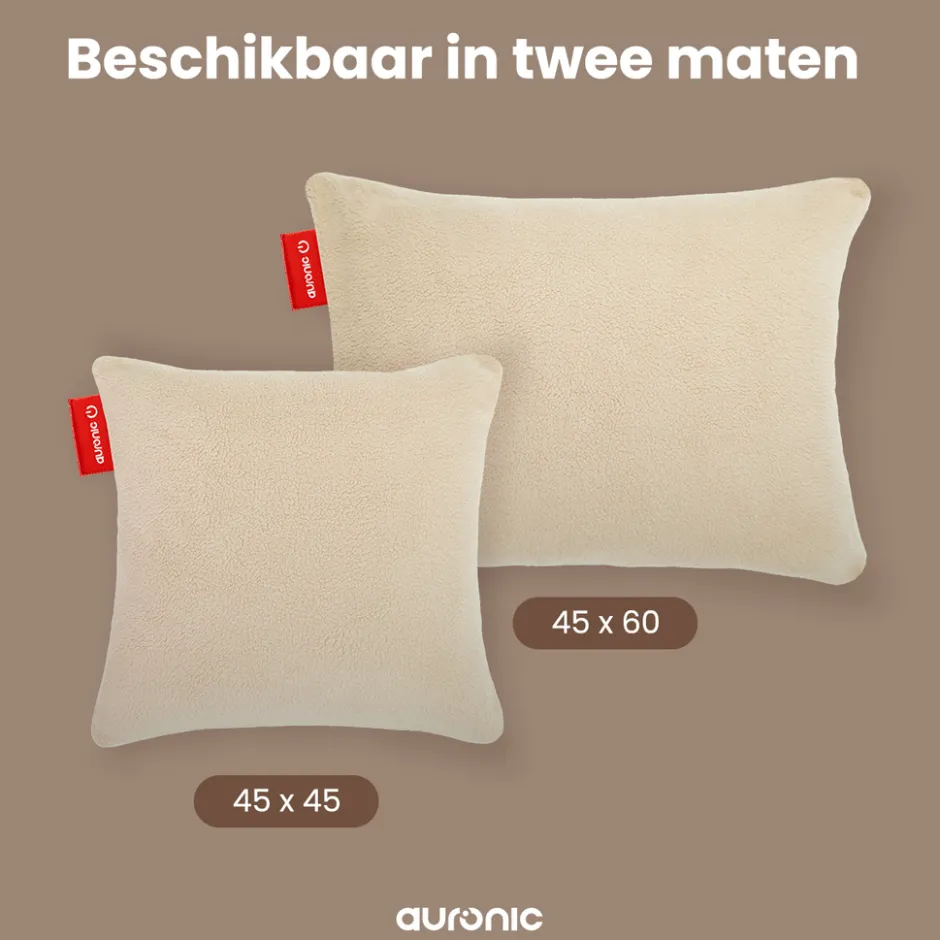 Auronic Sherpa Fleece Warmtekussen 45x60cm< Warmteproducten