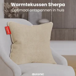 Sherpa Fleece Warmtekussen 45x45cm|Auronic Discount