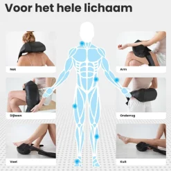 Auronic Shiatsu Massagekussen< Massageapparaten