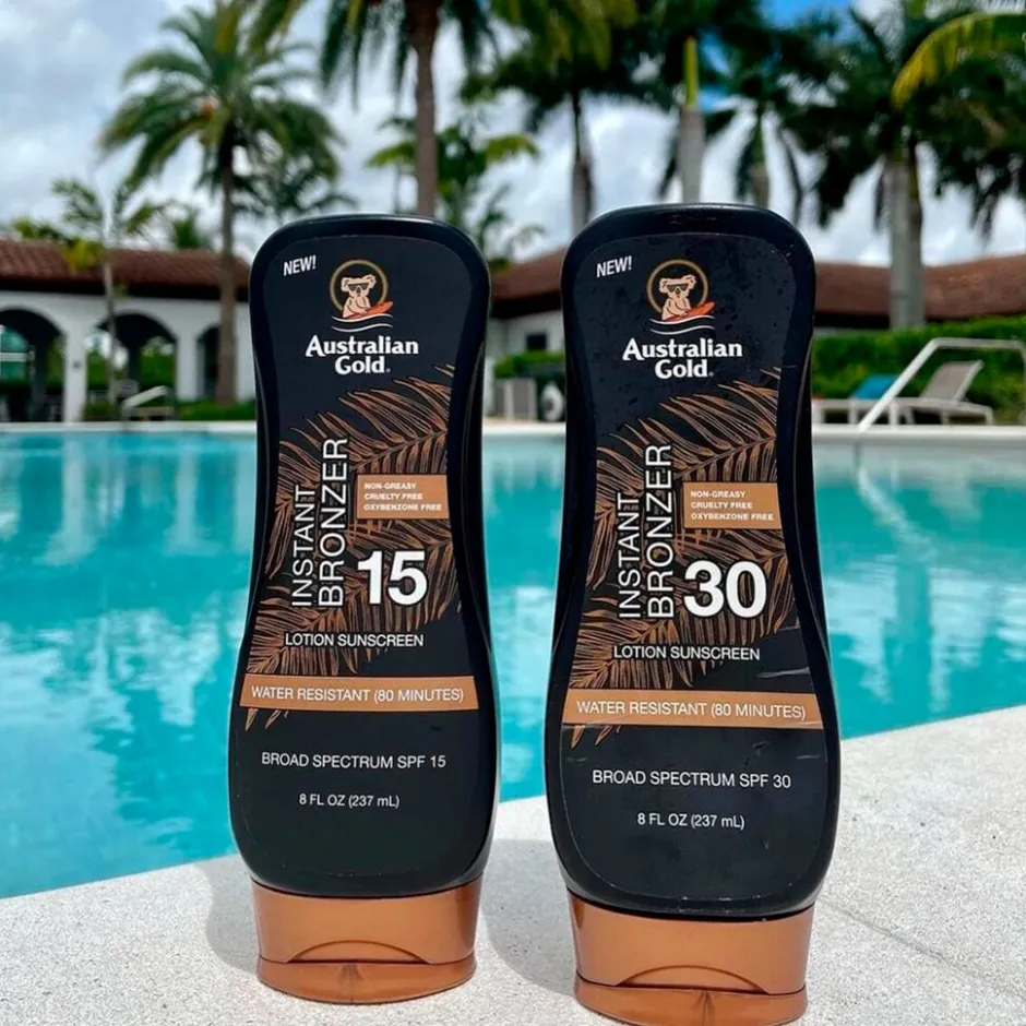 Australian Gold Instant Bronzer SPF30 Zonnebrand Lotion< Zonnebrand