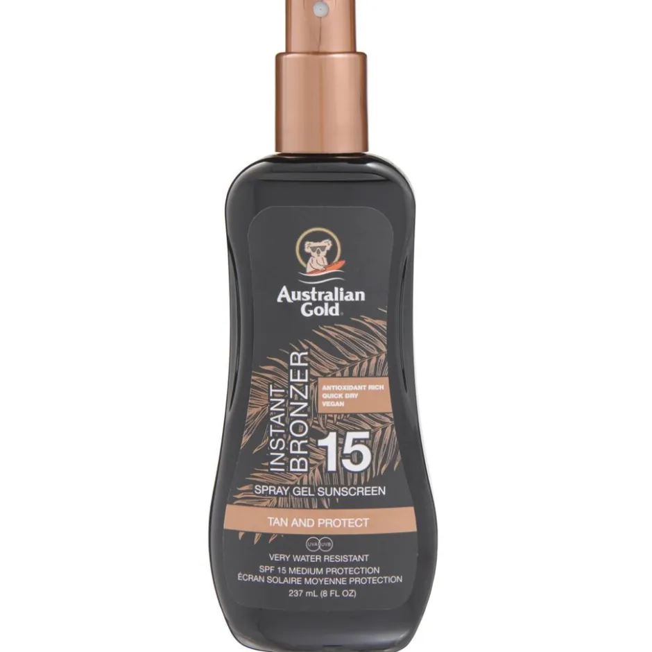 Australian Gold Instant Bronzer SPF15 Zonnebrand Spray Gel< Zonnebrand