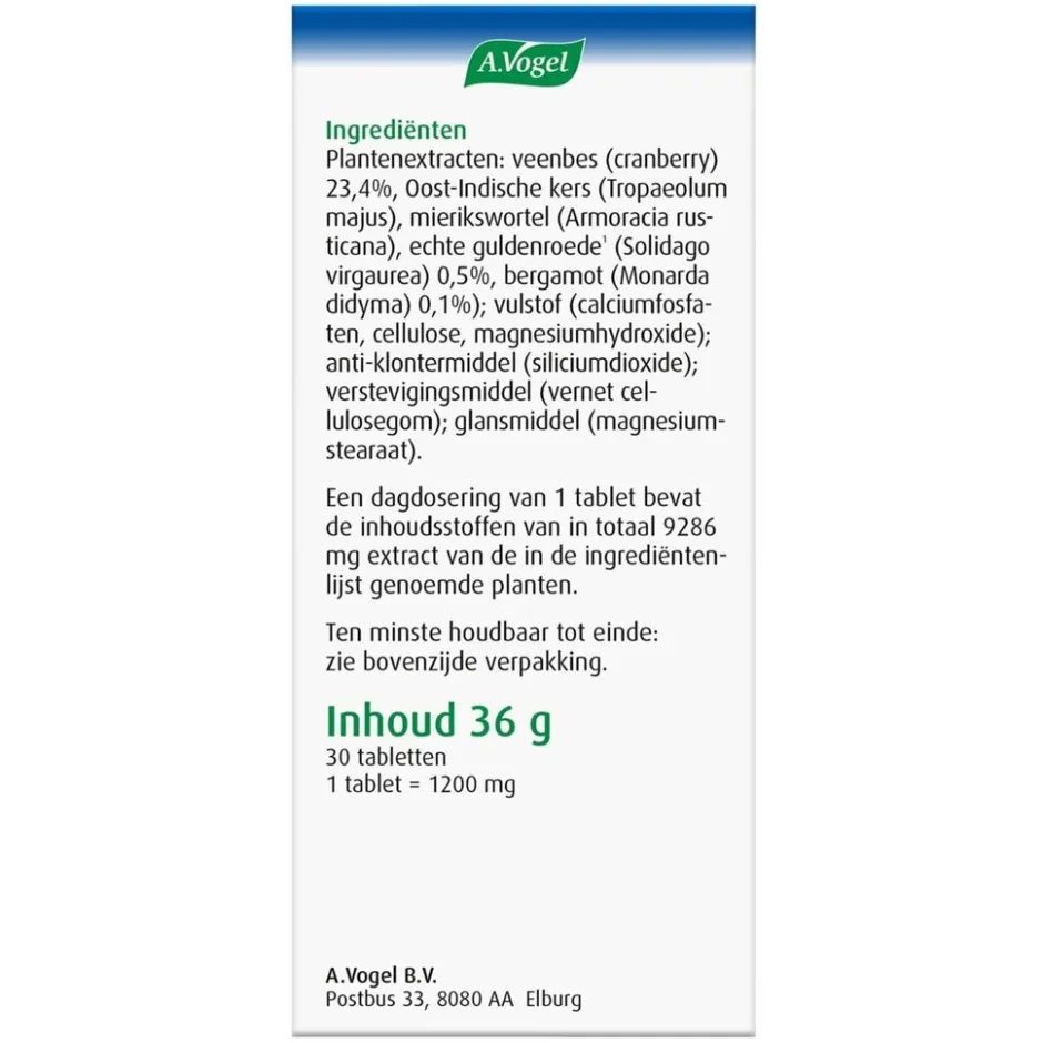 Cranberry Monarda Tabletten|A.Vogel