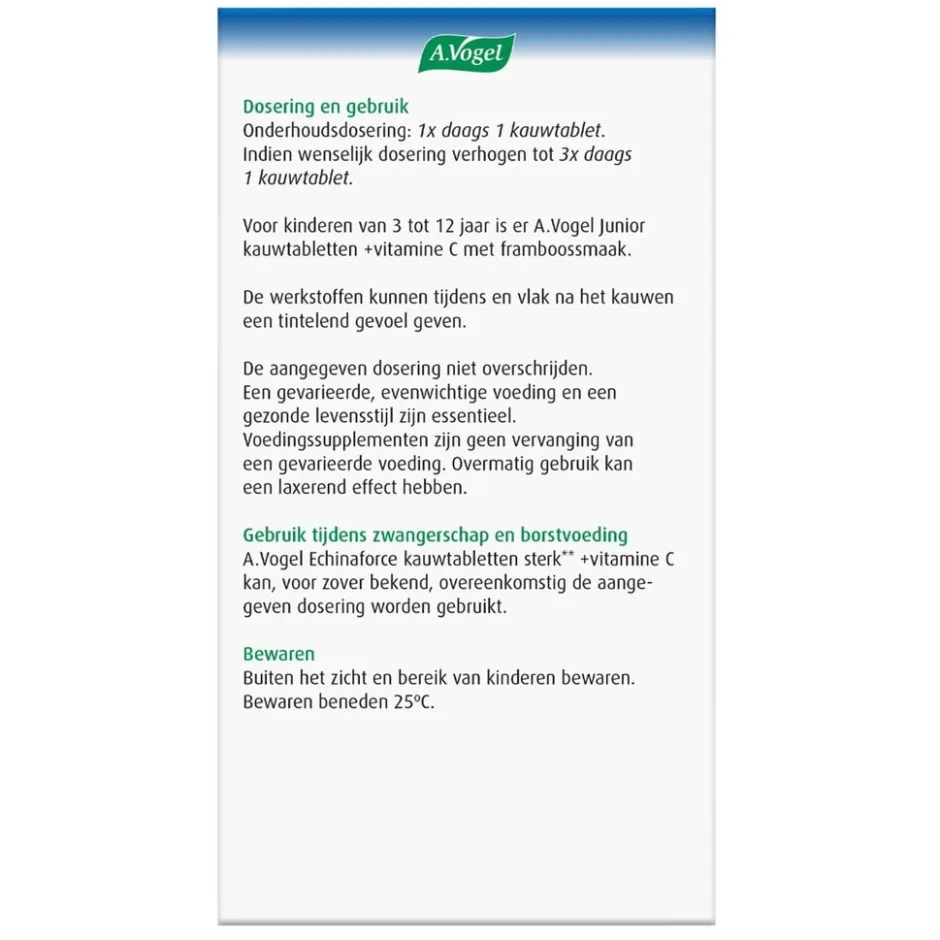 Echinaforce Sterk** + Vitamine C Kauwtabletten|A.Vogel
