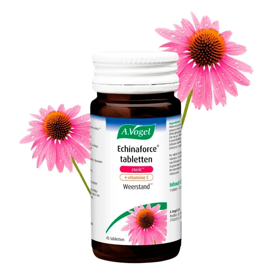 A.Vogel Echinaforce Sterk** + Vitamine C Tabletten< Natuurlijke Supplementen|Weerstand En Energie