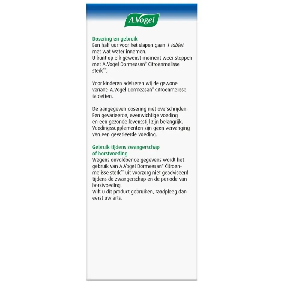 Nachtrust Sterk** Tabletten|A.Vogel Online