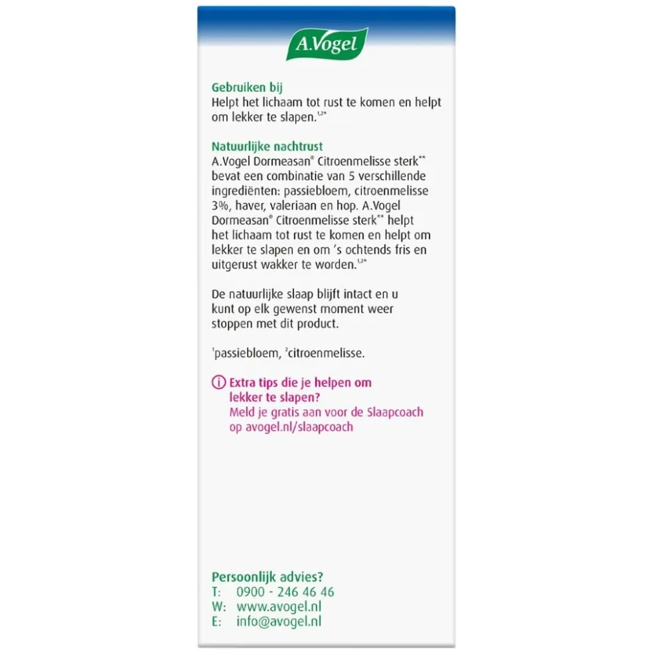 Nachtrust Sterk** Tabletten|A.Vogel Online