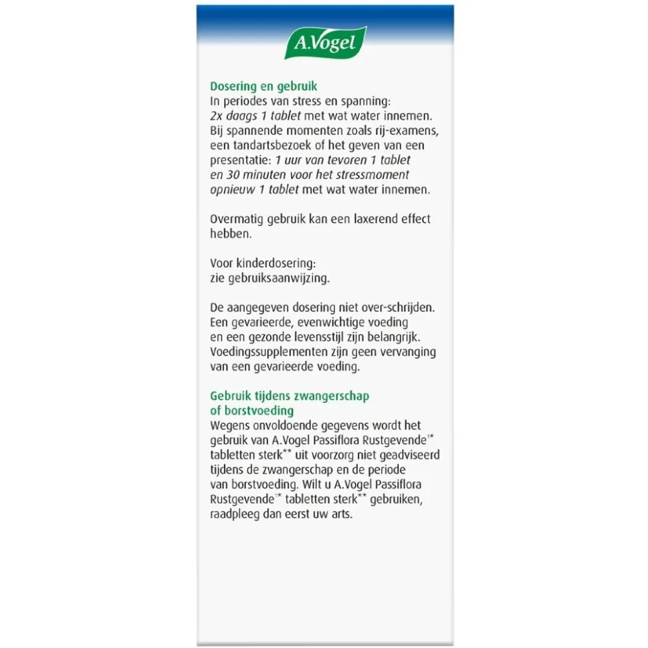 Passiflora Sterk** Rustgevende Tabletten|A.Vogel Discount