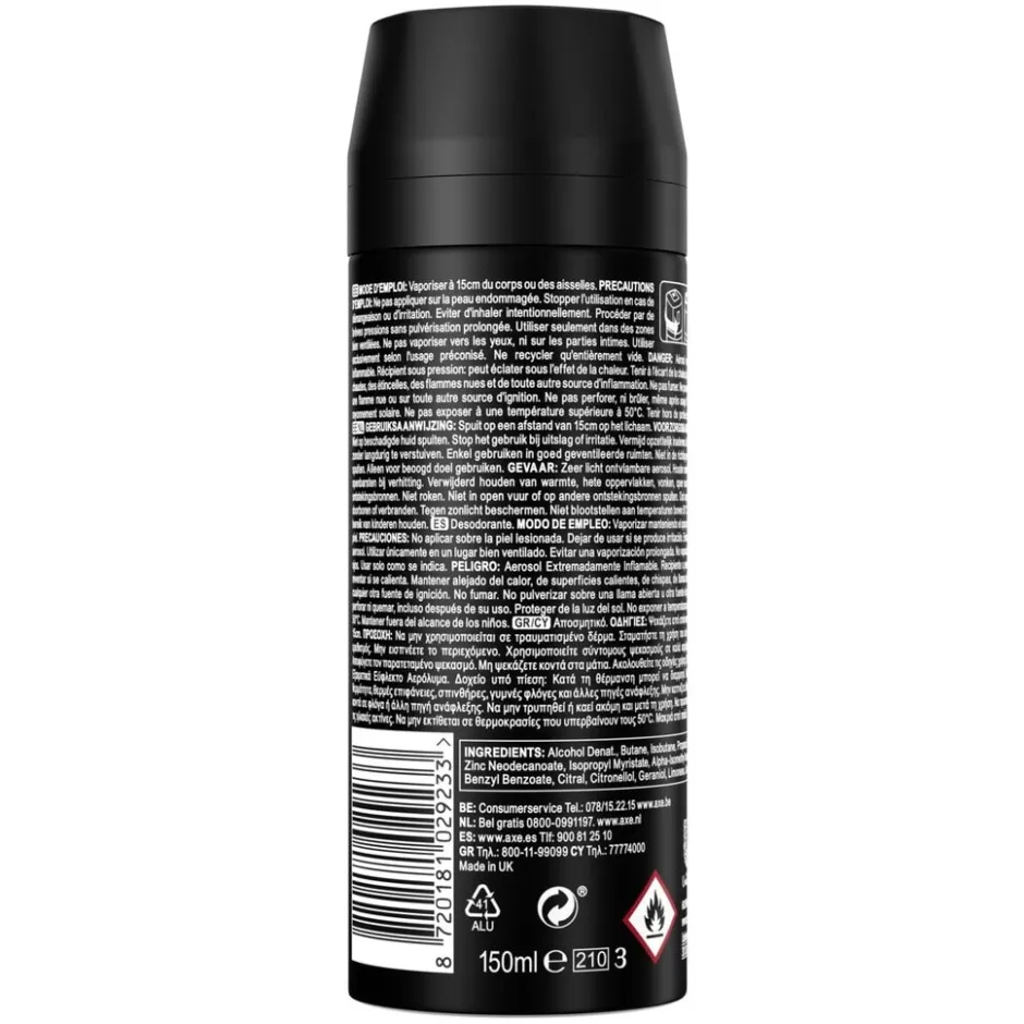 Black Deodorant & Bodyspray|Axe Discount