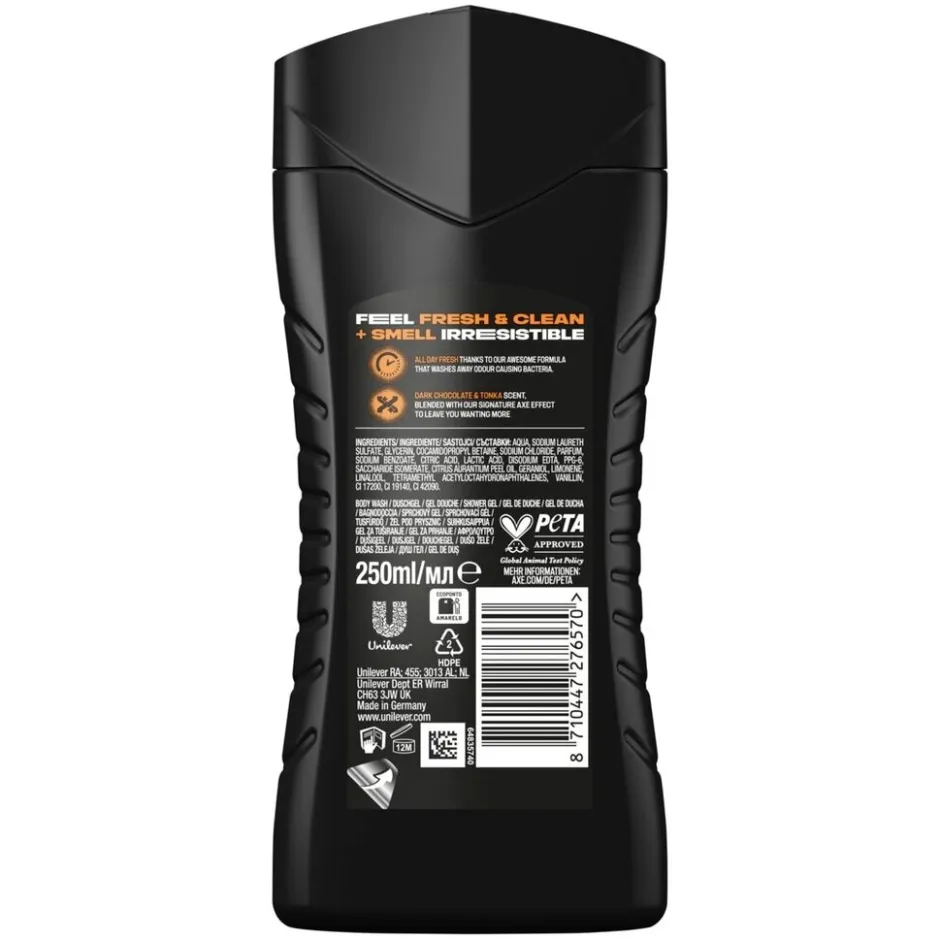 Axe Dark Temptation 3-In-1 Douchegel< Douchegel