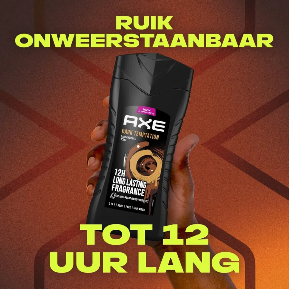 Axe Dark Temptation 3-In-1 Douchegel< Douchegel