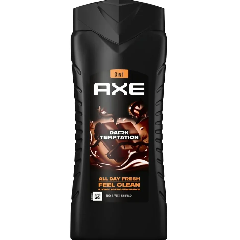 Axe Dark Temptation 3-in-1 Douchegel< Deospray|Douchegel