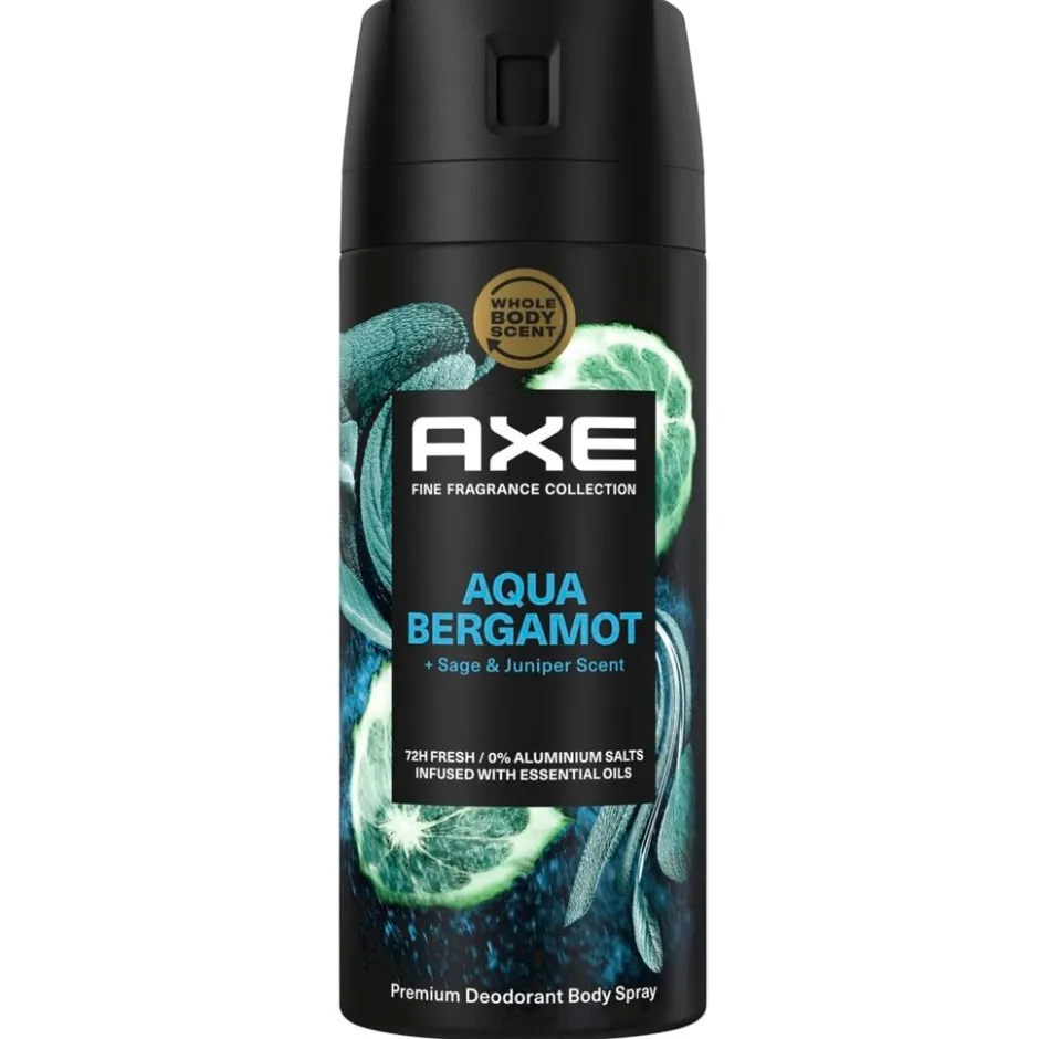 Aqua Bergamot Deodorant & Bodyspray|Axe Fine Fragrance Discount