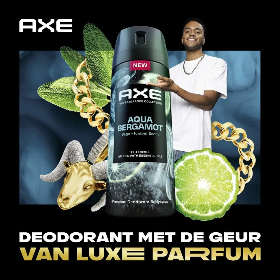Aqua Bergamot Deodorant & Bodyspray|Axe Fine Fragrance Discount