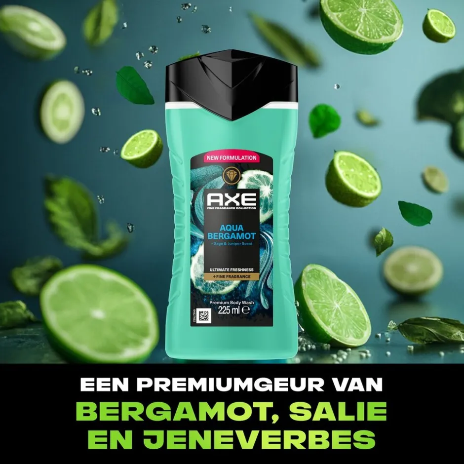 Axe Fine Fragrance Aqua Bergamot Douchegel< Douchegel