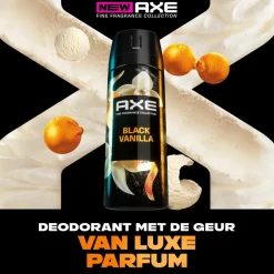 Black Vanilla Deodorant Bodyspray|Axe Fine Fragrance New