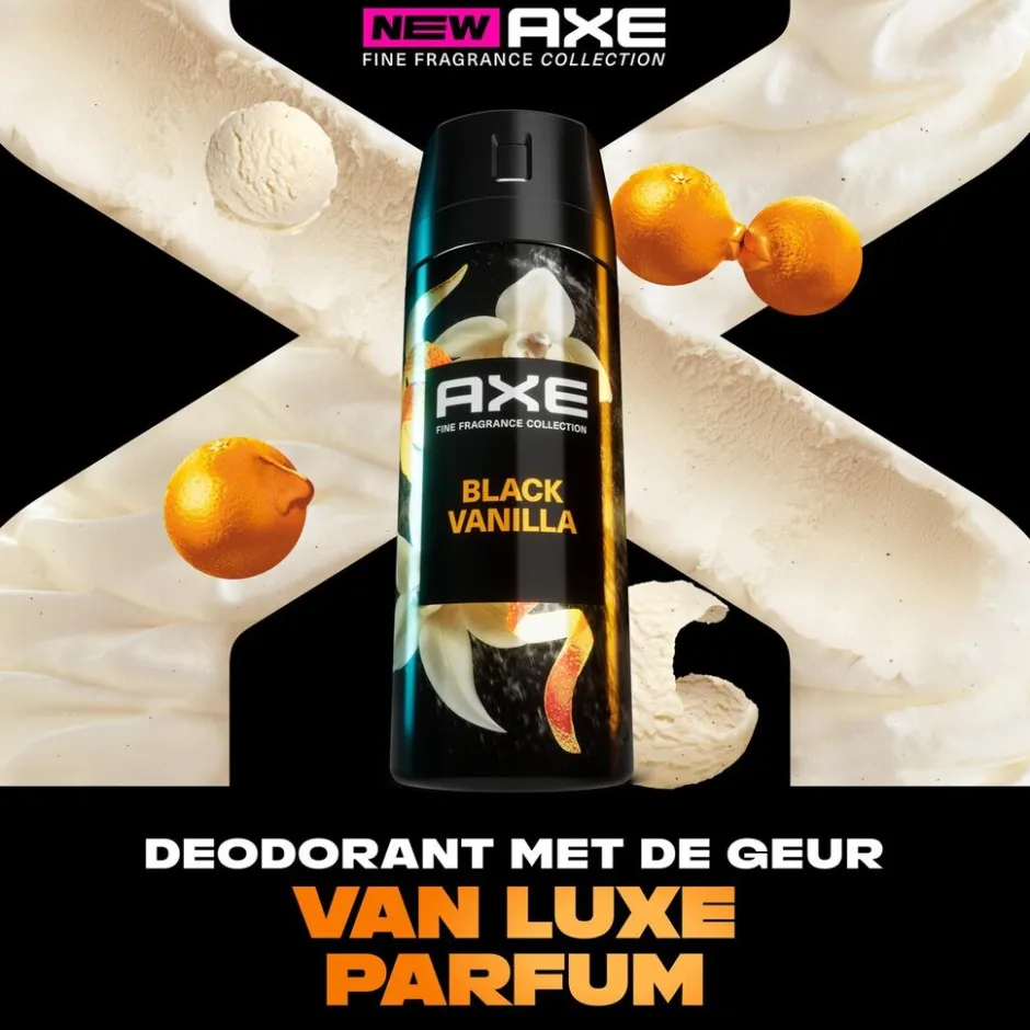 Black Vanilla Deodorant Bodyspray|Axe Fine Fragrance New