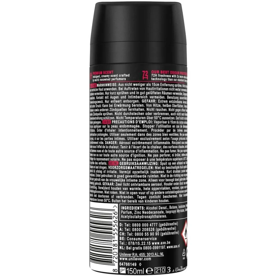 Cherry Fizz Deodorant Bodyspray|Axe Fine Fragrance Online