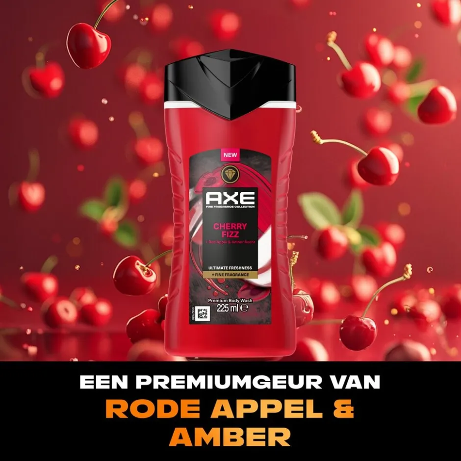 Axe Fine Fragrance Cherry Fizz Douchegel< Douchegel