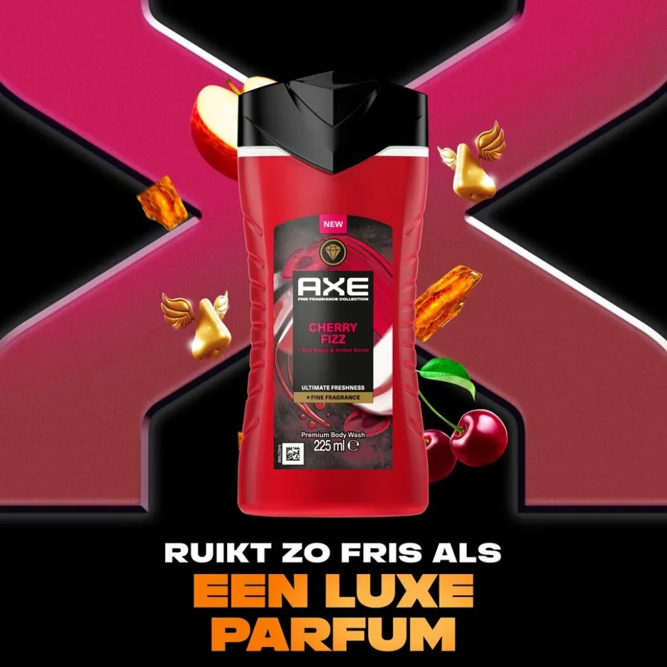 Axe Fine Fragrance Cherry Fizz Douchegel< Douchegel
