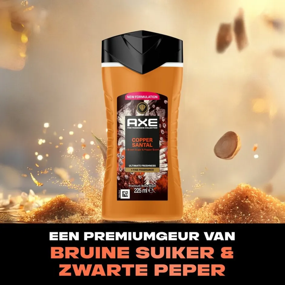 Copper Santal Douchegel|Axe Fine Fragrance Clearance