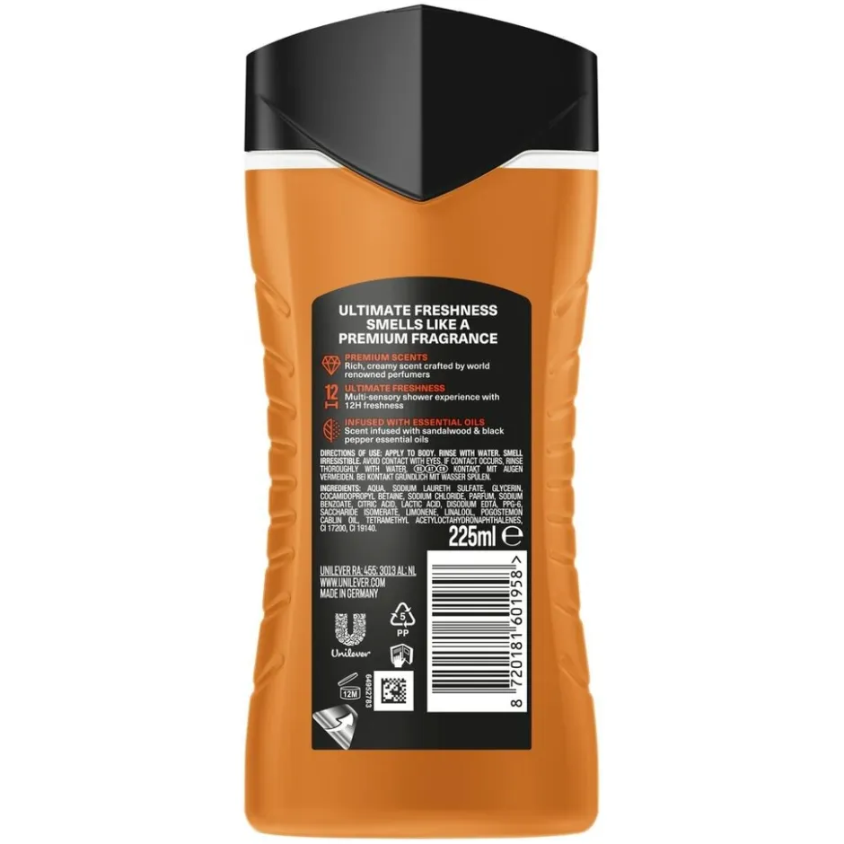 Copper Santal Douchegel|Axe Fine Fragrance Clearance