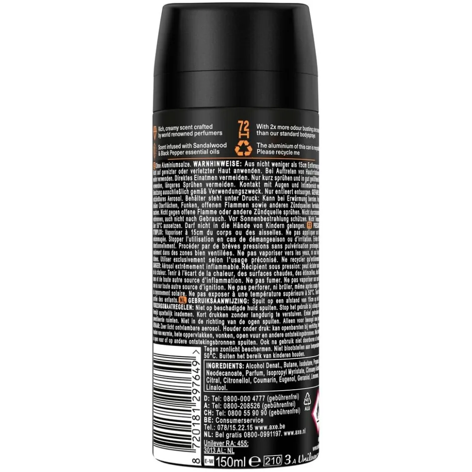 Axe Fine Fragrance Copper Santal Deodorant Bodyspray< Deospray