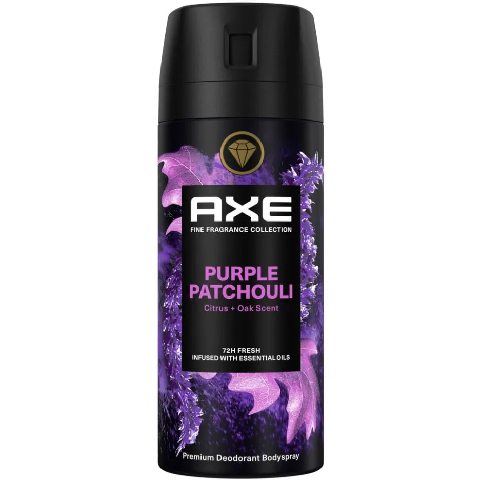 Axe Fine Fragrance Purple Patchouli Deodorant Bodyspray< Deospray
