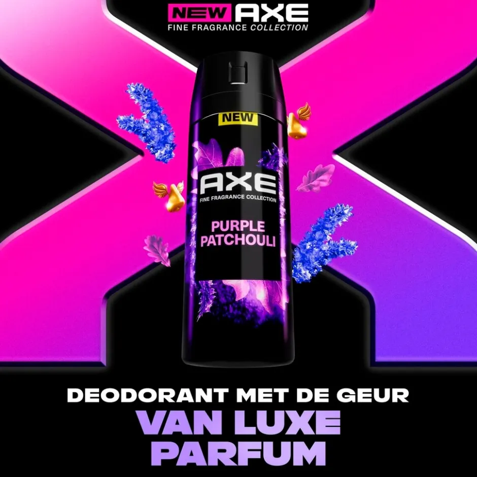 Axe Fine Fragrance Purple Patchouli Deodorant Bodyspray< Deospray