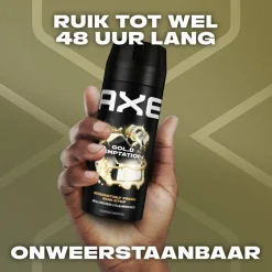 Gold Temptation Deodorant & Bodyspray|Axe New