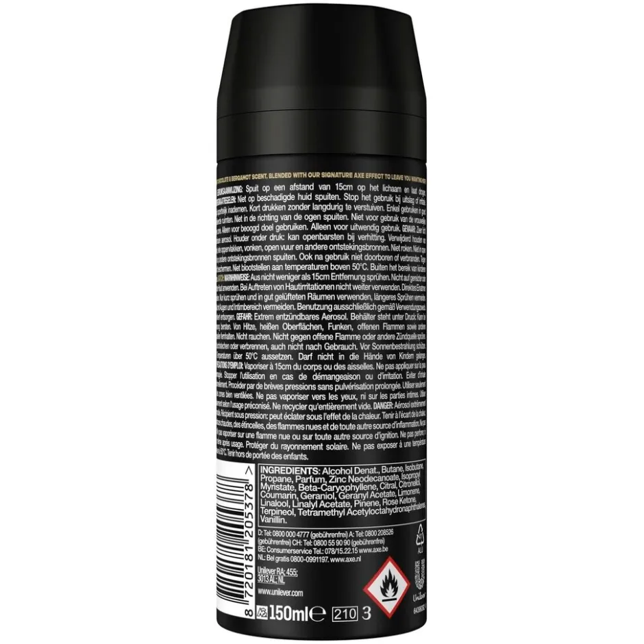 Axe Magnum Gold Caramel Billionaire Deodorant Bodyspray< Deospray