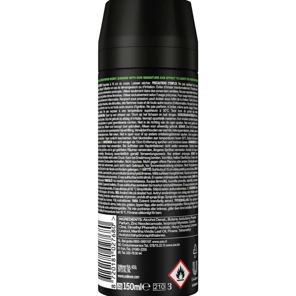 Axe Wild Mojito & Cedarwood Deodorant & Bodyspray< Deospray