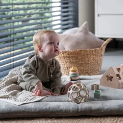 Babys Only Baby's Only Boxkleed Cozy Urban Green 75x95 cm< Boxkleden