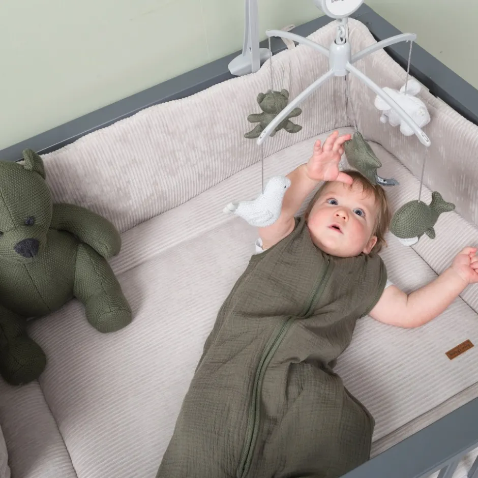 Babys Only Baby's Only Boxkleed Sense Oud Roze - 75x95< Boxkleden