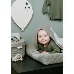 Babys Only Baby's Only Commodemandje Sky Urban Green< Babykameraccessoires