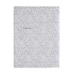 Babys Only Baby's Only Ledikantlaken Flower Nordic Blue< Baby Beddengoed