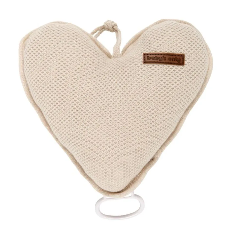 Babys Only Baby's Only Muziekdoosje Hart Classic Zand< Babykameraccessoires