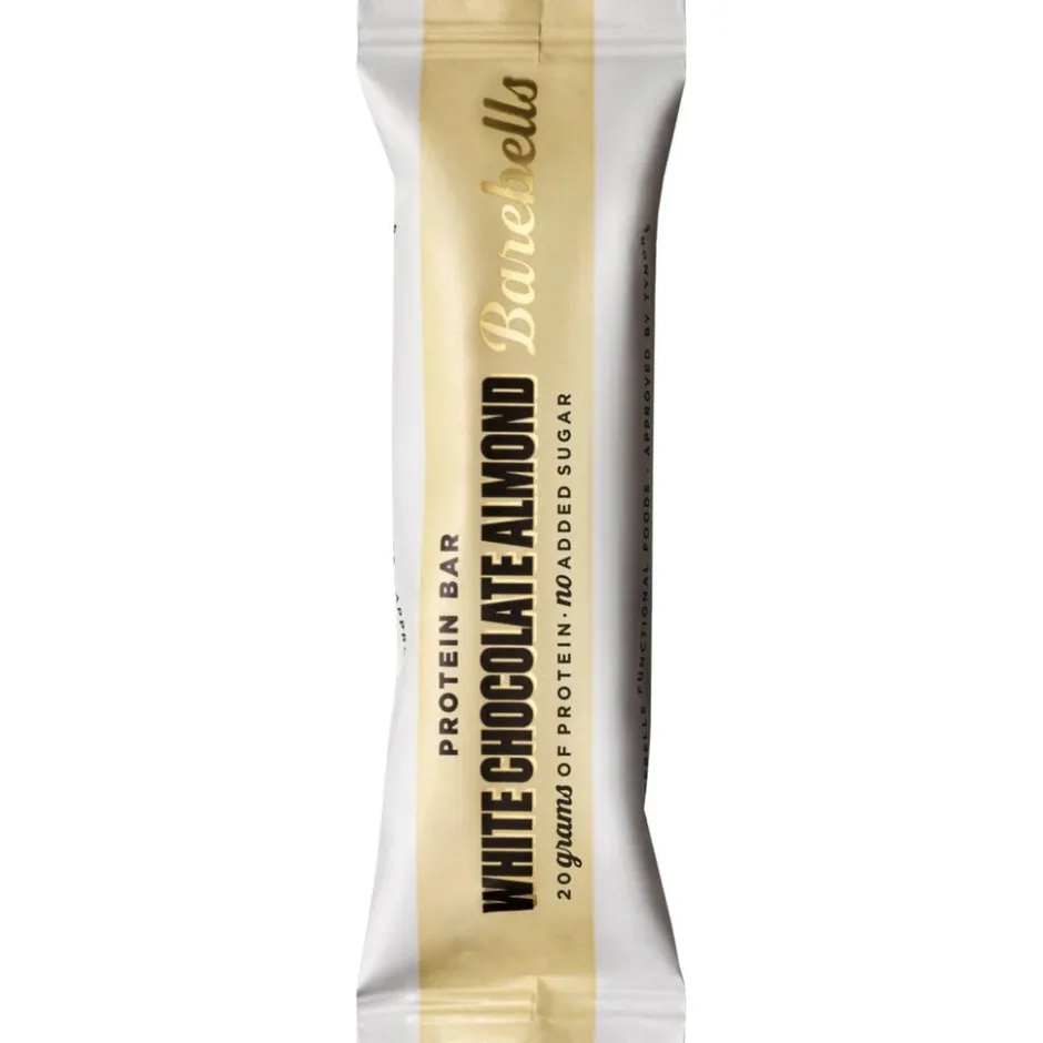 Barebells White Chocolate Almond Protein Bar< Sportrepen