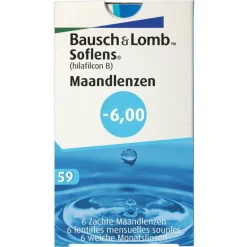 Bausch & Lomb -6.00 Maandlenzen< Lenzen