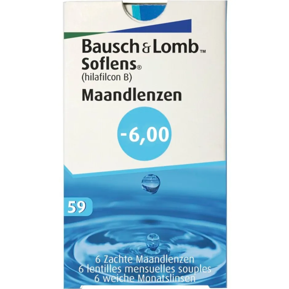 Bausch & Lomb -6.00 Maandlenzen< Lenzen