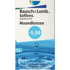 Bausch & Lomb -1.50 Maandlenzen< Lenzen