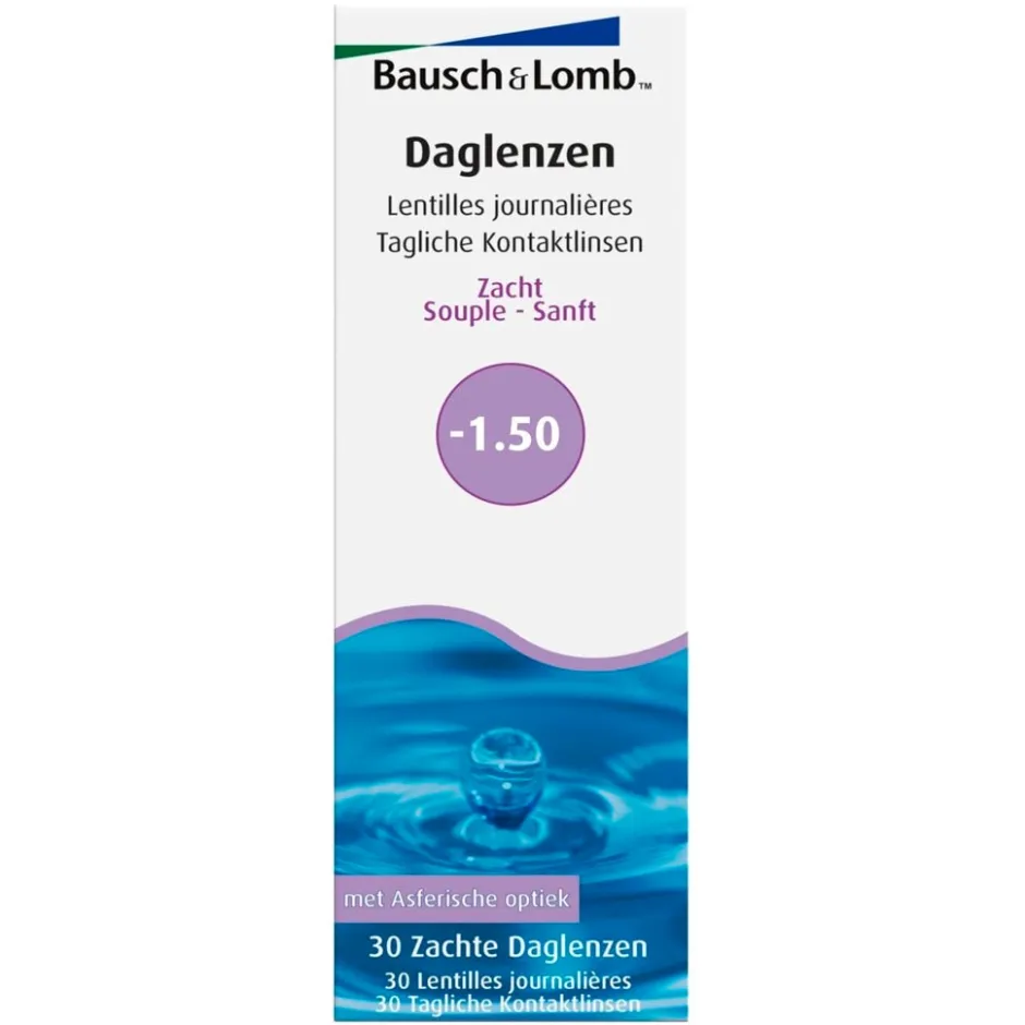 -1.50 Zachte Daglenzen|Bausch & Lomb Hot