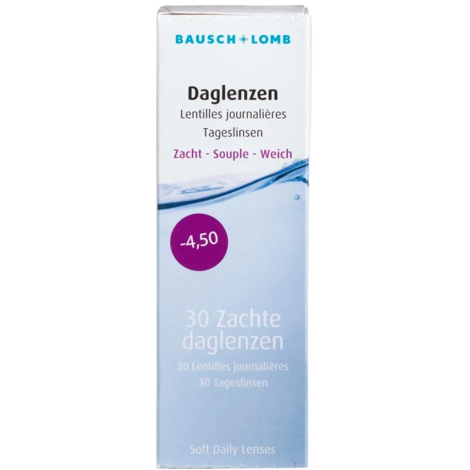 Bausch + Lomb -4.50 Zachte Daglenzen|Bausch & Lomb