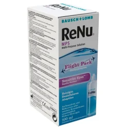 Bausch & Lomb ReNu MPS Sensitive Eyes Flightpack< Lenzenvloeistof|Mini Reisverpakkingen
