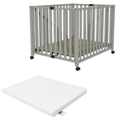 Bebies First Baby Box Met Wieltjes Sarah Met Matras< Babyboxen