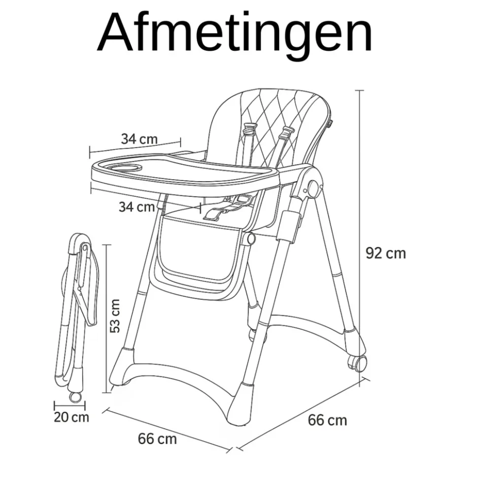 Bebies First Kinderstoel< Kinderstoelen