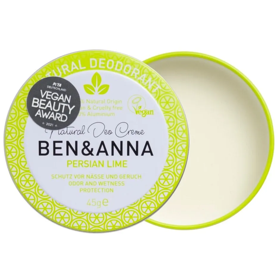 Ben&Anna Ben & Anna Persian Lime Deodorantcrème in Blik< Deodorant Creme